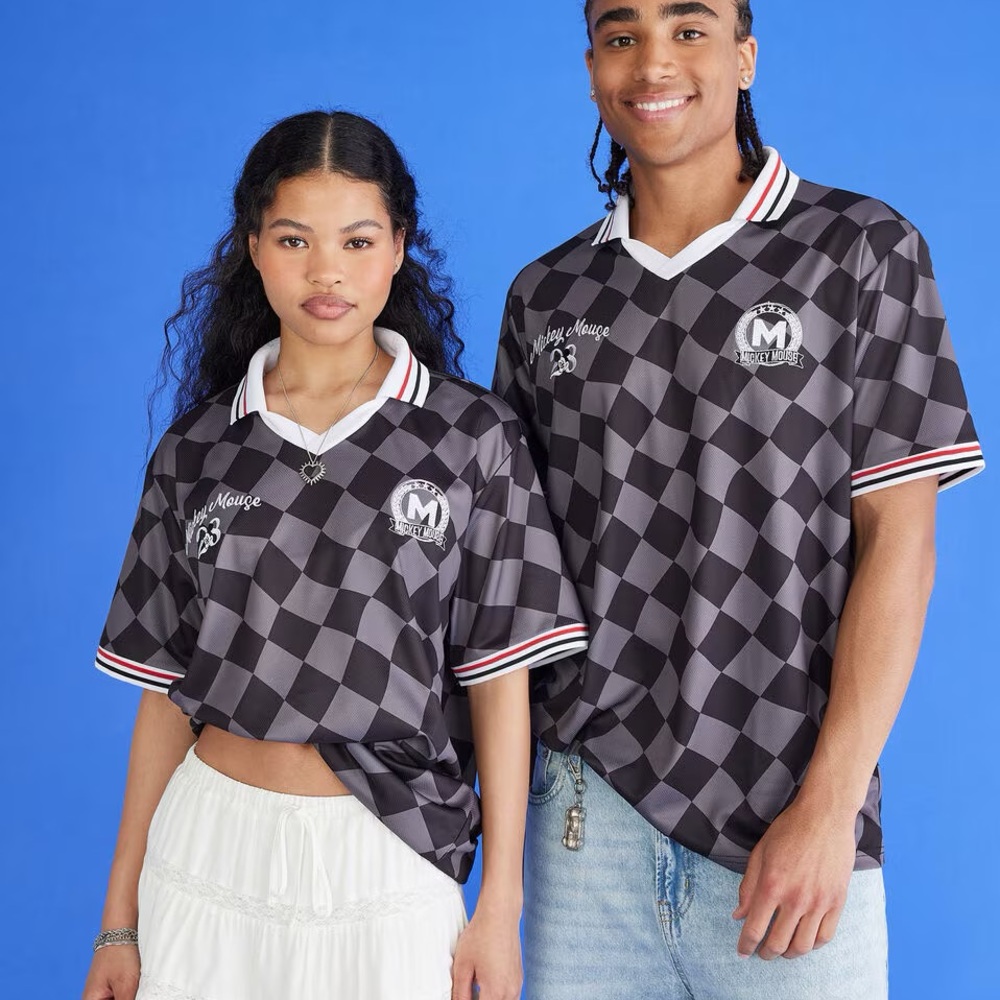 Mickey Mouse checkered top